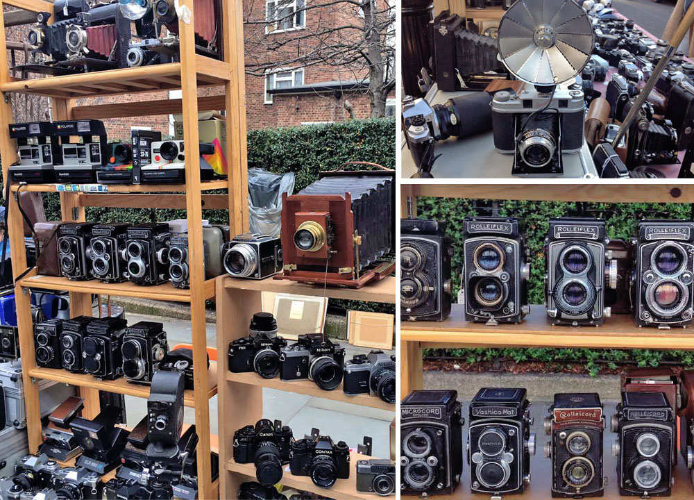 Cameras London Portobello Road Market